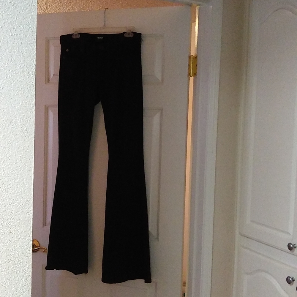 Hudson bell bottom stretchy jeans